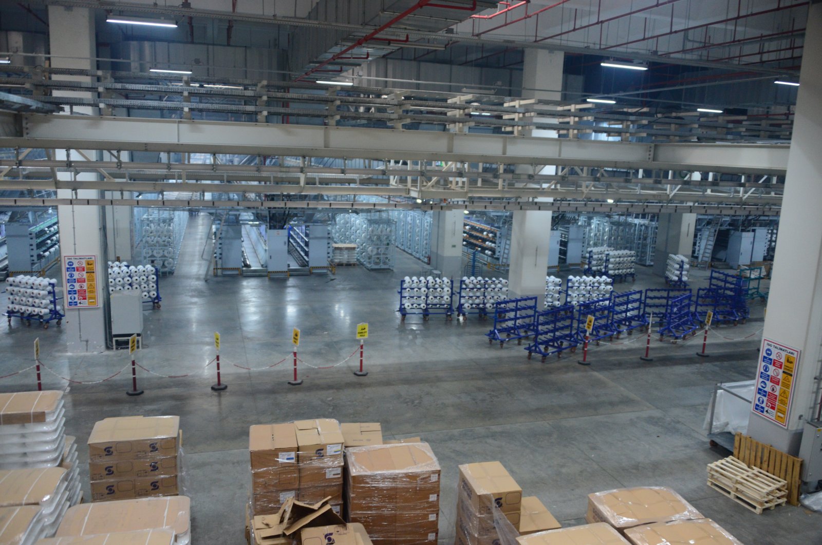 Sasa's polyester production factory in southern Adana province, Turkey, Sept. 21, 2020. (Sabah)