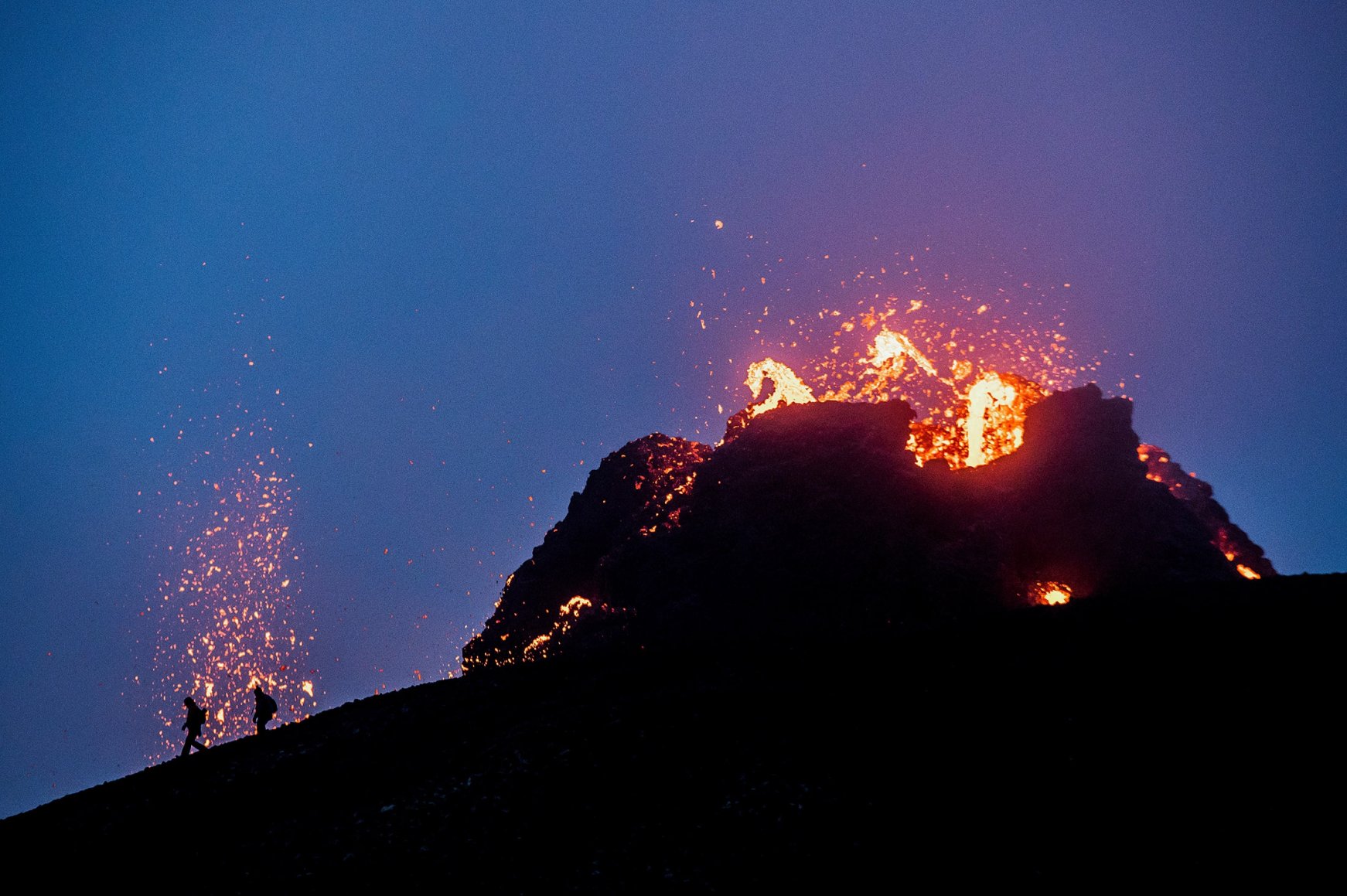 In Photos: Volcano Erupts Near Iceland's Capital Reykjavík | Daily Sabah