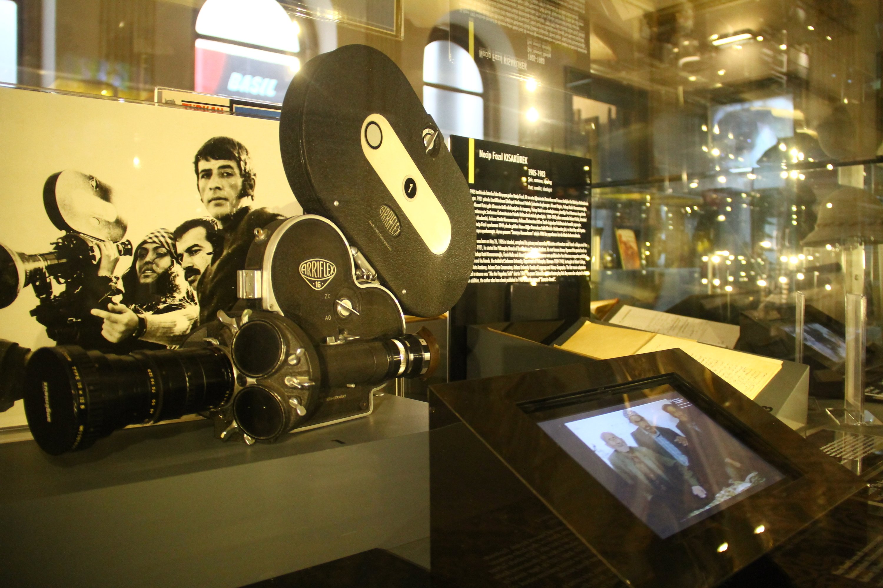 The camera of actress and director Türkan Şoray at the Istanbul Cinema Museum, Istanbul, Turkey. (Courtesy of the author Murat Tarik)