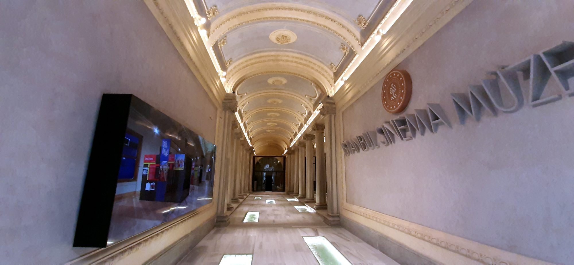 The entrance of the Istanbul Cinema Museum, Istanbul, Turkey, Jan. 2, 2021. (Photo by Mustafa Kaya) 