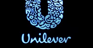 The company logo for Unilever is displayed on a screen on the floor of the New York Stock Exchange (NYSE), New York, U.S., Feb. 17, 2017. (Reuters Photo)