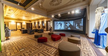 An interior view of the Istanbul Cinema Museum, Istanbul, Turkey, Feb. 26, 2021. (AA Photo)