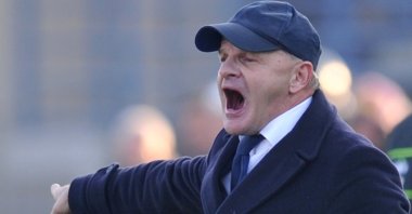 Then-Empoli coach Giuseppe Iachini reacts during a Serie A match against Inter Milan, Stadio Carlo Castellani, Empoli, Italy, Dec. 29, 2018. (Reuters Photo)