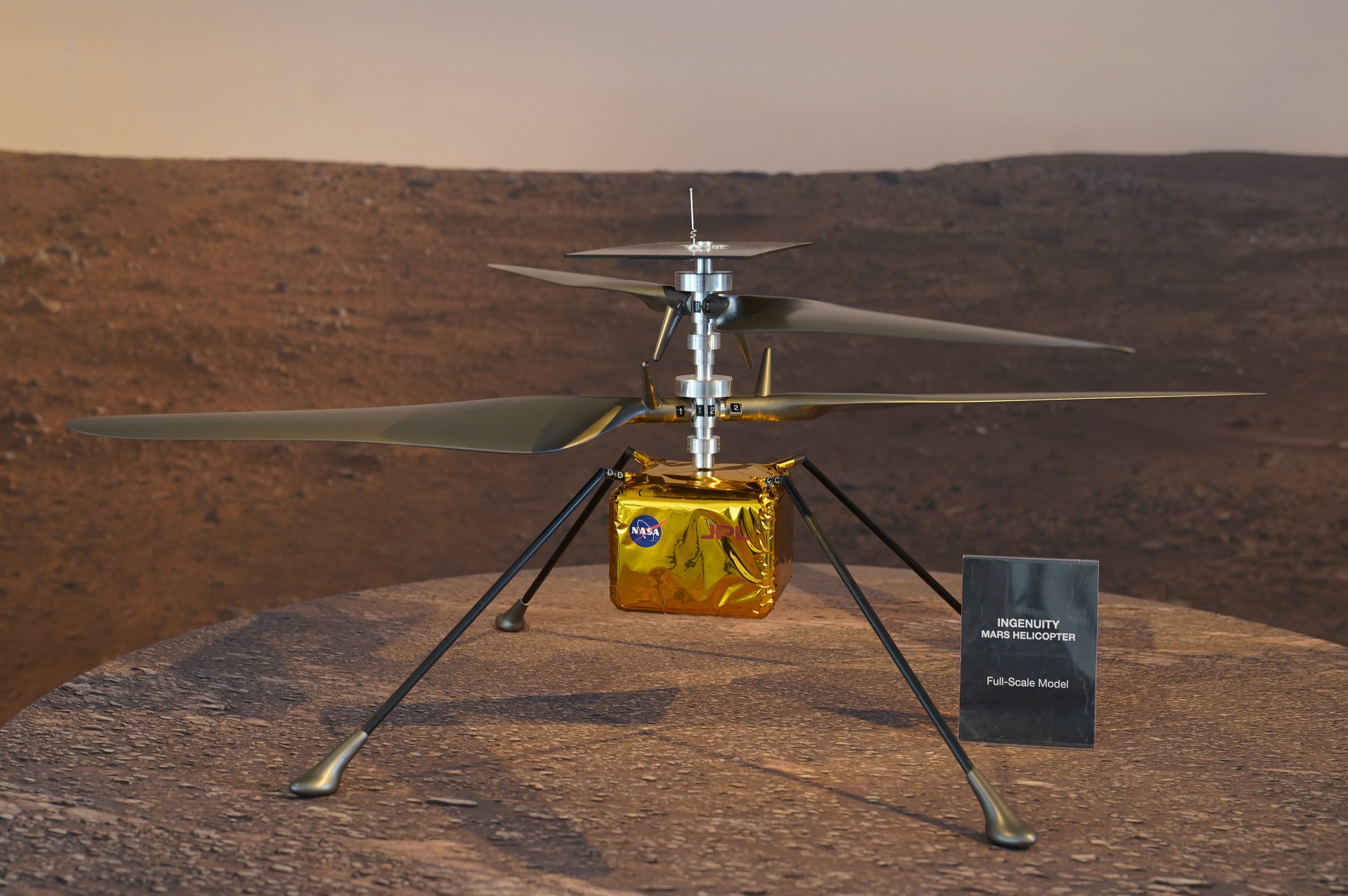 NASA's Ingenuity helicopter to make first Mars flight in April | Daily Sabah