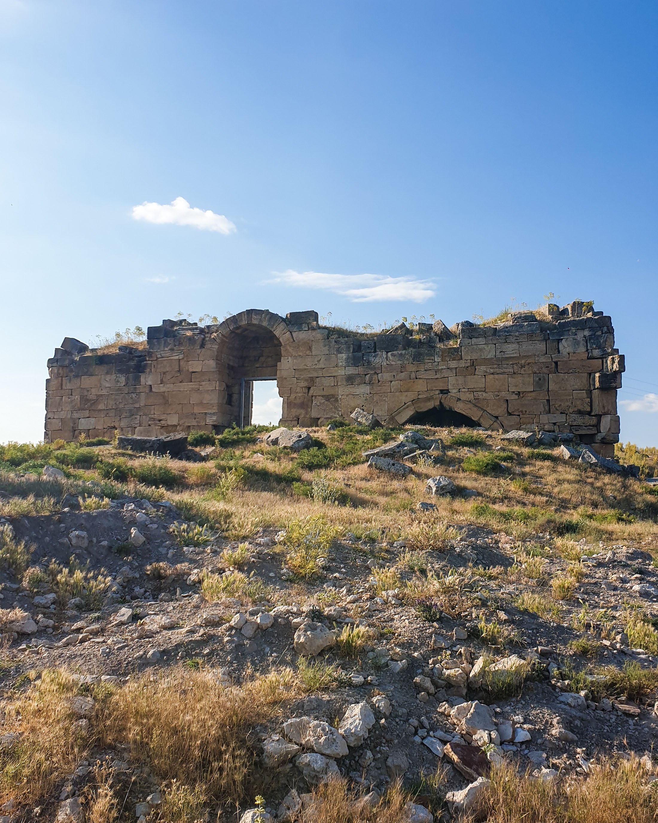The entrance to the ancient city of Blaundus, Uşak, western Turkey. (Photo by Argun Konuk)
