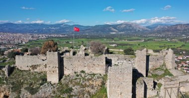 Beçin Ancient City in Muğla, southwestern Turkey, March 26, 2021. (AA Photo)
