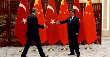President Recep Tayyip Erdoğan (L) meets with Chinese President Xi Jinping in Hangzhou, China, Aug. 3, 2016 (Sabah File Photo)