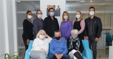 The team behind The Ege Eye. (Courtesy of The Ege Eye)