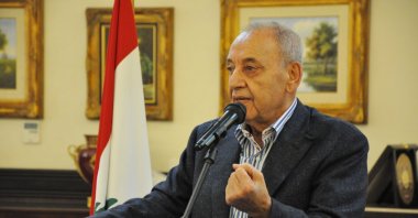 President of the Lebanese Parliamentary Speaker Nabih Berri during a press conference in Beirut, Lebanon, Aug. 30, 2017. (Shutterstock Photo)