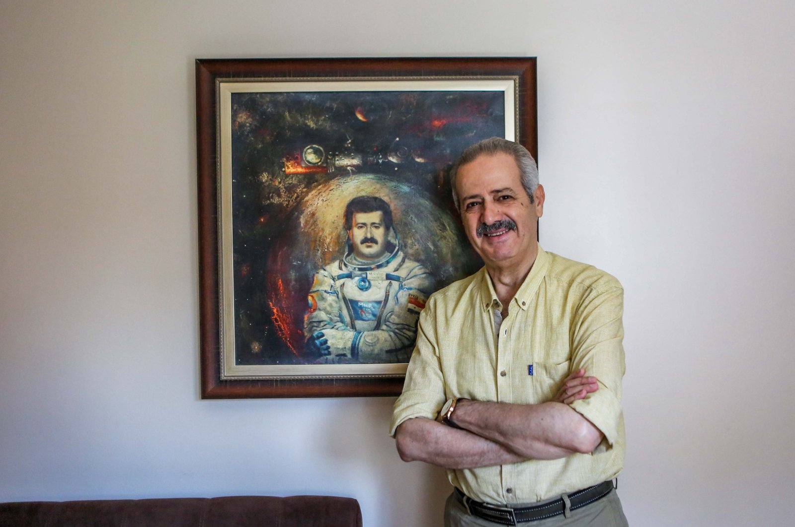 Muhammed Faris was Syria's first cosmonaut and he was chosen for a team that was sent into space as part of the Soviet Interkosmos Program. (Archive Photo)