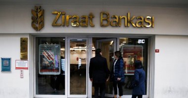 People walk past a Ziraat Bank branch in Istanbul, Turkey, Jan. 3, 2019. (Shutterstock Photo)
