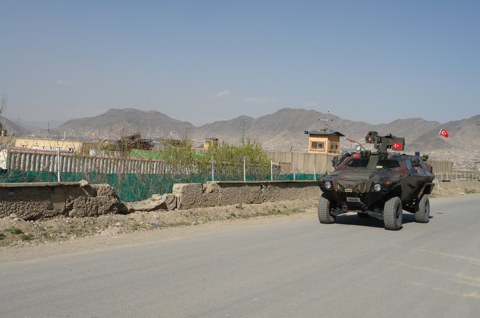 An armored personnel carrier of NATO military in Afghanistan, April 12, 2012. (Shutterstock)
