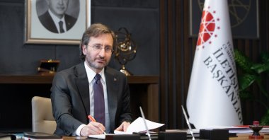 Turkey's Communications Director Fahrettin Altun, Ankara, Turkey, March 17, 2021. (AA Photo)