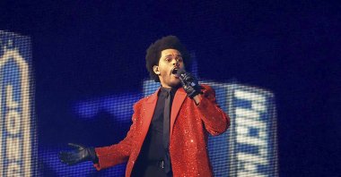 The Weeknd performs in the halftime show during the Super Bowl LV in Tampa, Florida, U.S., Feb. 7, 2021. (Archive Photo)