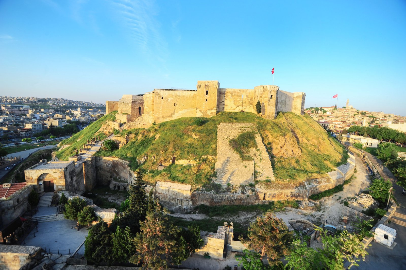 Gaziantep Castle is one of the places where the film crew of “Durga” is shooting their production, Gaziantep, Turkey (Shutterstock Photo)