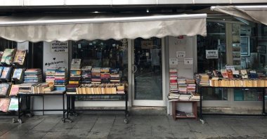 Imge Sahaf sits in the middle of Kadıköy’s traditional commercial center across from the district's famed Çiya Sofrası restaurant. (Photo by Matt Hanson)