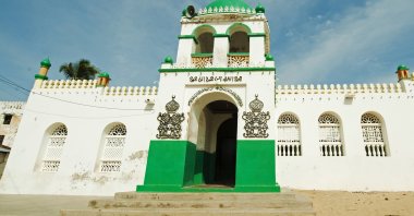 A look at the exterior of Riyadha Mosque in Lamu County, Lamu Town, Kenya. (Getty Images)