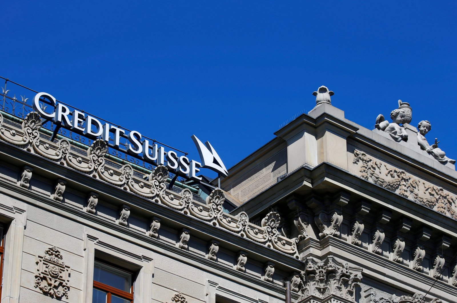 The headquarters of Swiss bank Credit Suisse in Zurich, Switzerland, March 24, 2021. (Reuters Photo)