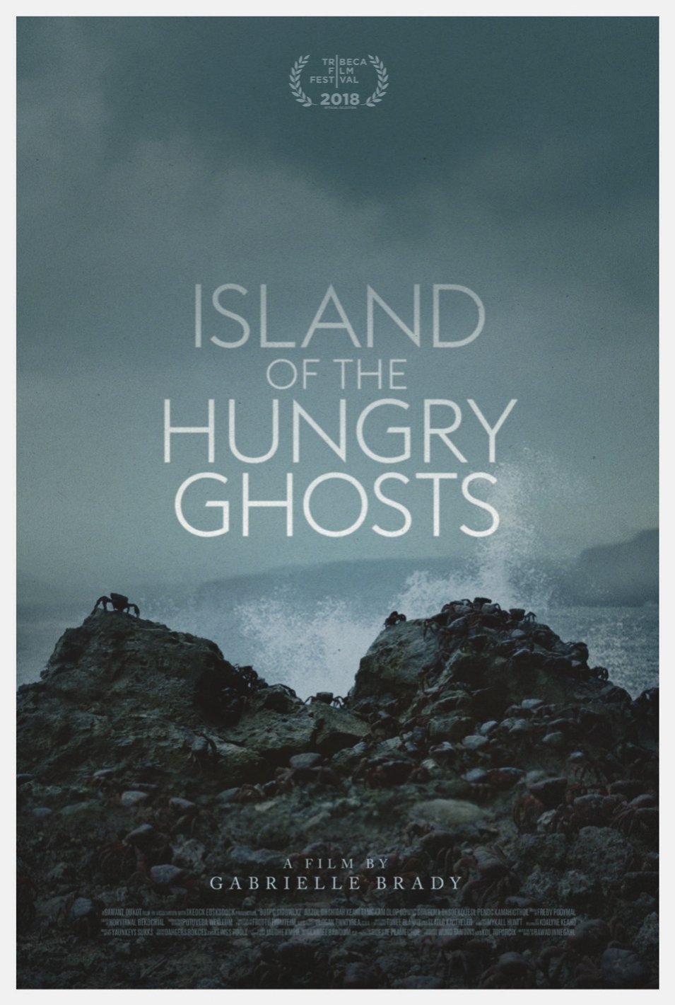 A poster of Gabrielle Brady's multiple award-winner 'Island of Hungary Ghosts.'