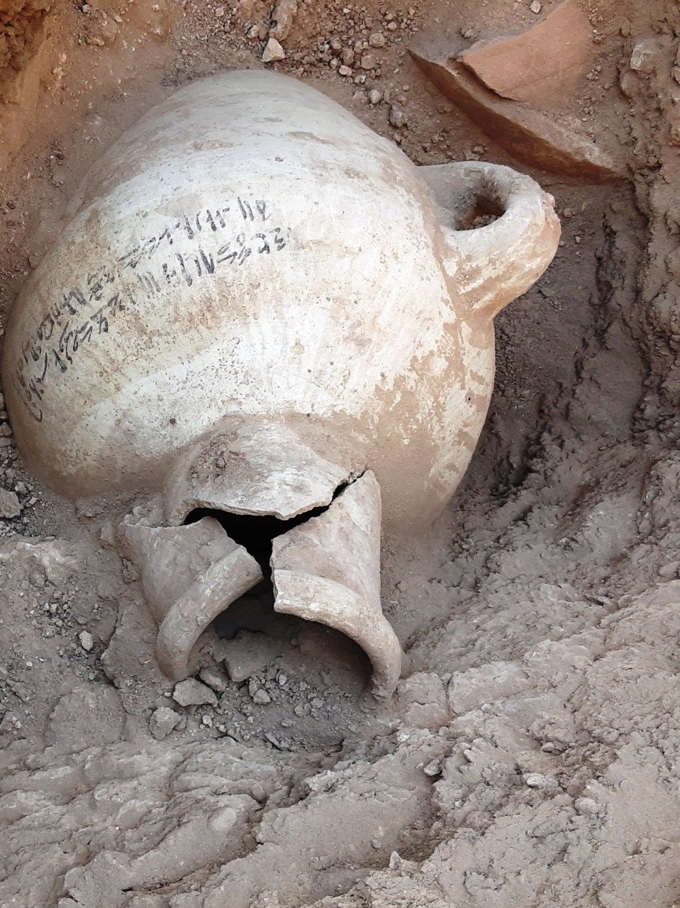 An archaeological discovery in Luxor, Egypt, in this undated handout photo. (REUTERS Photo)