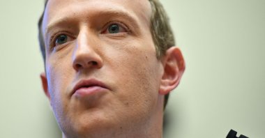 Facebook Chairperson and CEO Mark Zuckerberg testifies before the House Financial Services Committee in Washington, D.C., U.S., Oct. 23, 2019. (AFP Photo)