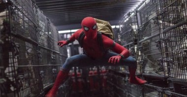 This image released by Columbia Pictures shows Tom Holland in a scene from "Spider-Man: Homecoming." (AP Photo)