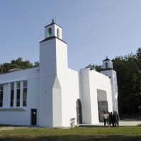 The Arrahma mosque in France's northern region of Nantes. The mosque was inaugurated after two years of construction and can accommodate up to 1,300 worshippers, Nantes, France, Sept. 9, 2009. (Getty Images)