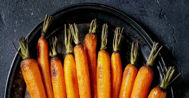 If you happen to have baby or young carrots, roast them whole and don't bother chopping them up. (via Getty Images)