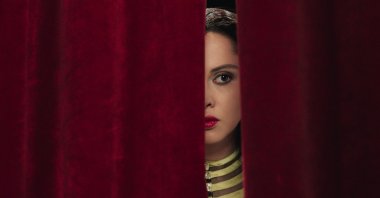 A still shot from Shirin Neshat’s 2017 drama “Looking for Oum Kulthum.” (Courtesy of Istanbul Modern)