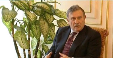 This file photo provided on April 14, 2021 shows former Turkish Parliament speaker and Prime Minister Yıldırım Akbulut. (DHA Photo)