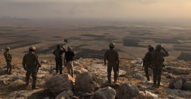 Turkish soldiers in Bashiqa, northern Iraq, in this undated photo. (File Photo)
