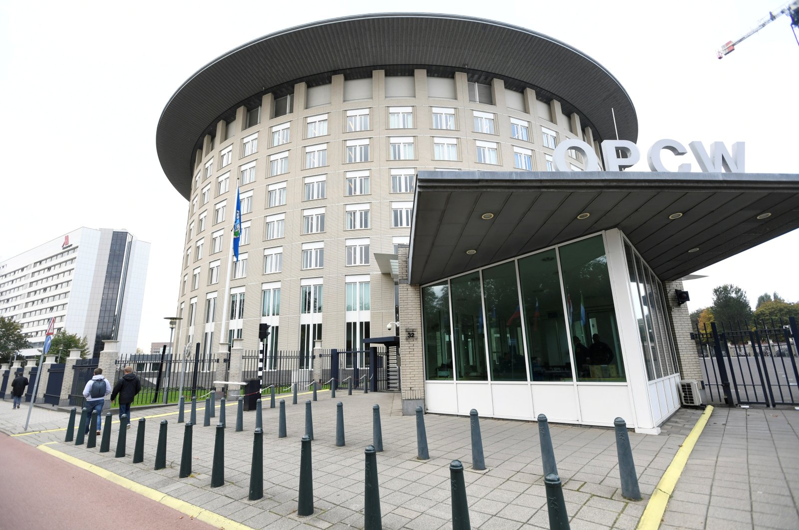 The headquarters of the Organization for the Prohibition of Chemical Weapons (OPCW) is pictured in The Hague, Netherlands, Oct. 4, 2018. (Reuters Photo)