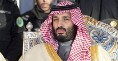 Saudi Arabia's Crown Prince Mohammed bin Salman attends a graduation ceremony for the 95th batch of cadets from the King Faisal Air Academy in Riyadh, Saudi Arabia, Dec. 23, 2018. (Reuters Photo)