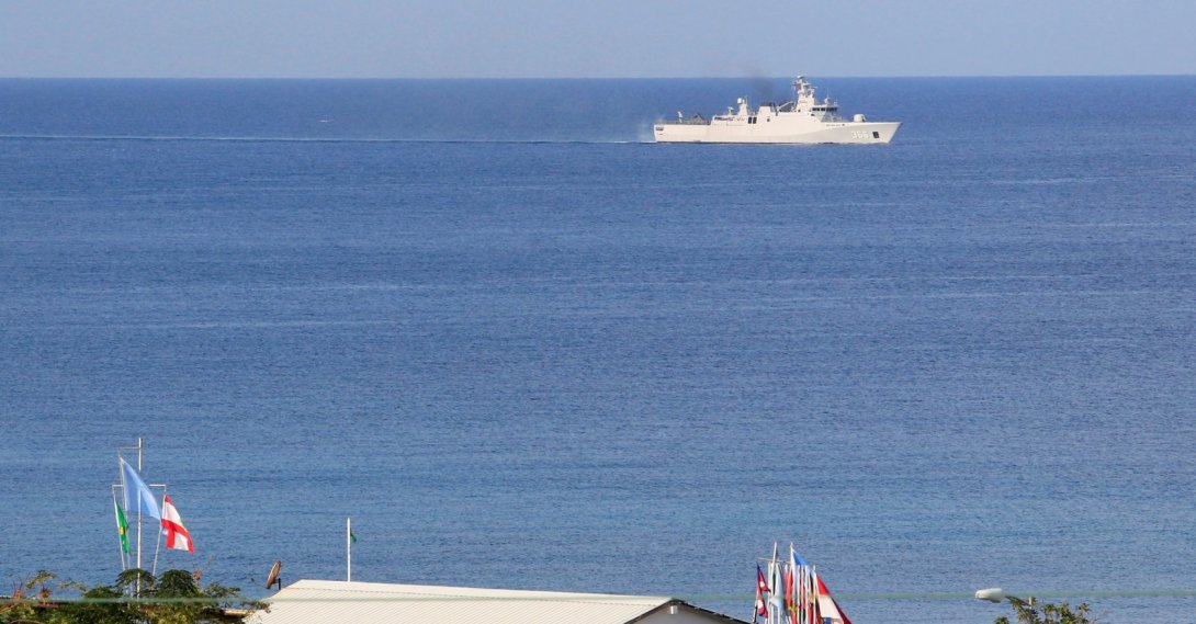 A base for United Nations peacekeepers of the U.N. Interim Force in Lebanon (UNIFIL), in Naqoura near the Lebanese-Israeli border, southern Lebanon, Nov. 11, 2020. (Reuters Photo)