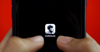 The social audio app Clubhouse is seen on a mobile phone in this illustration picture taken Feb. 8, 2021. (Reuters File Photo)