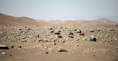 Some 80 kilometers south of Antofagasta, rocks lay in Yungay, Atacama Desert, Chile, March 7, 2017. (AFP Photo)