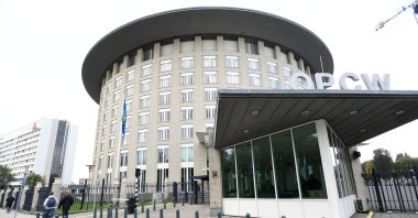 The headquarters of the Organization for the Prohibition of Chemical Weapons (OPCW) is pictured in The Hague, the Netherlands, Oct. 4, 2018. (REUTERS Photo)