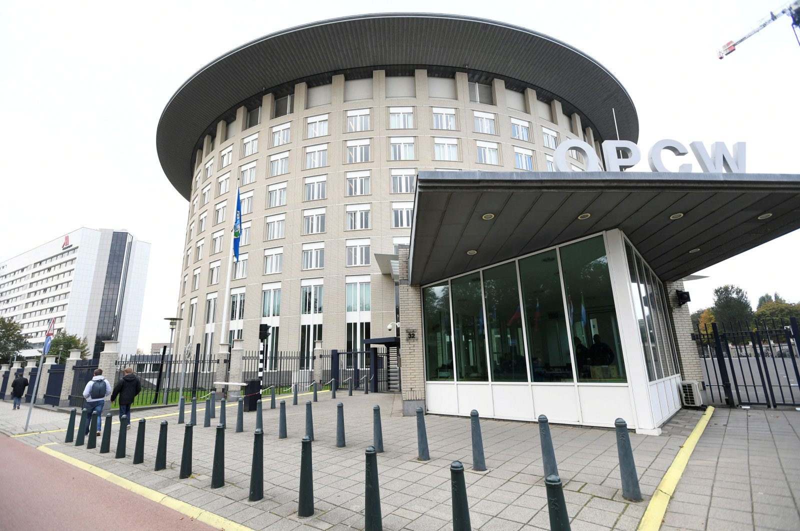 The headquarters of the Organization for the Prohibition of Chemical Weapons (OPCW) is pictured in The Hague, the Netherlands, Oct. 4, 2018. (REUTERS Photo)