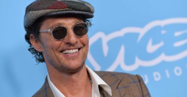 U.S. actor Matthew McConaughey arrives for the Los Angeles premiere of "The Beach Bum" at the Arclight Cinemas in Hollywood, U.S., March 28, 2019. (AFP Photo)