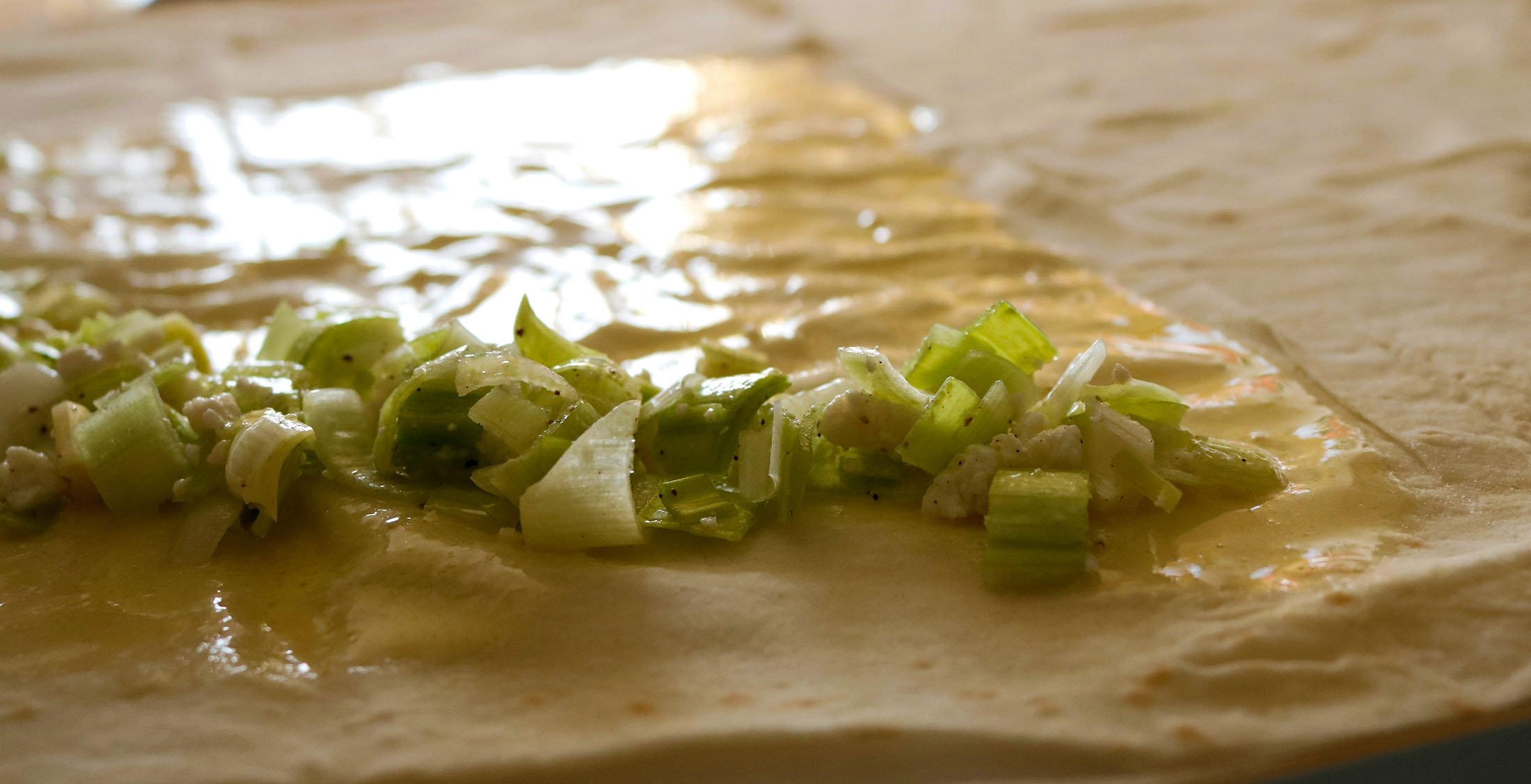 You could always add some spring onions as well into your börek.  (Shutterstock Photo)