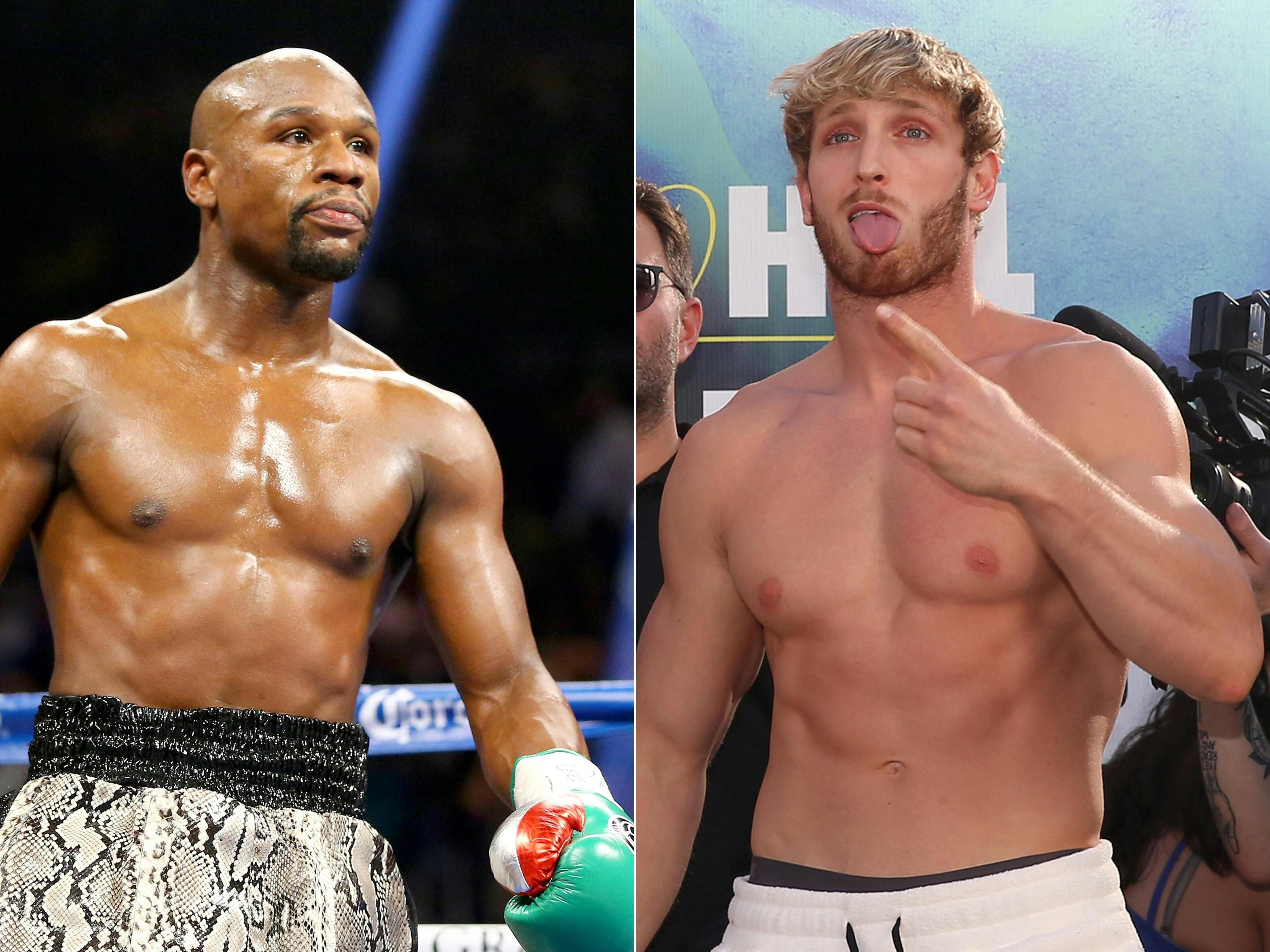 Floyd Mayweather Jr. and Logan Paul box for eight rounds in exhibition  pay-per-view fight