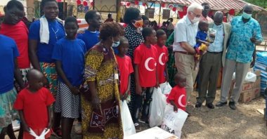 Turkey provided humanitarian aid to orphanages in Juba, South Sudan, April 21, 2021 (AA Photo)