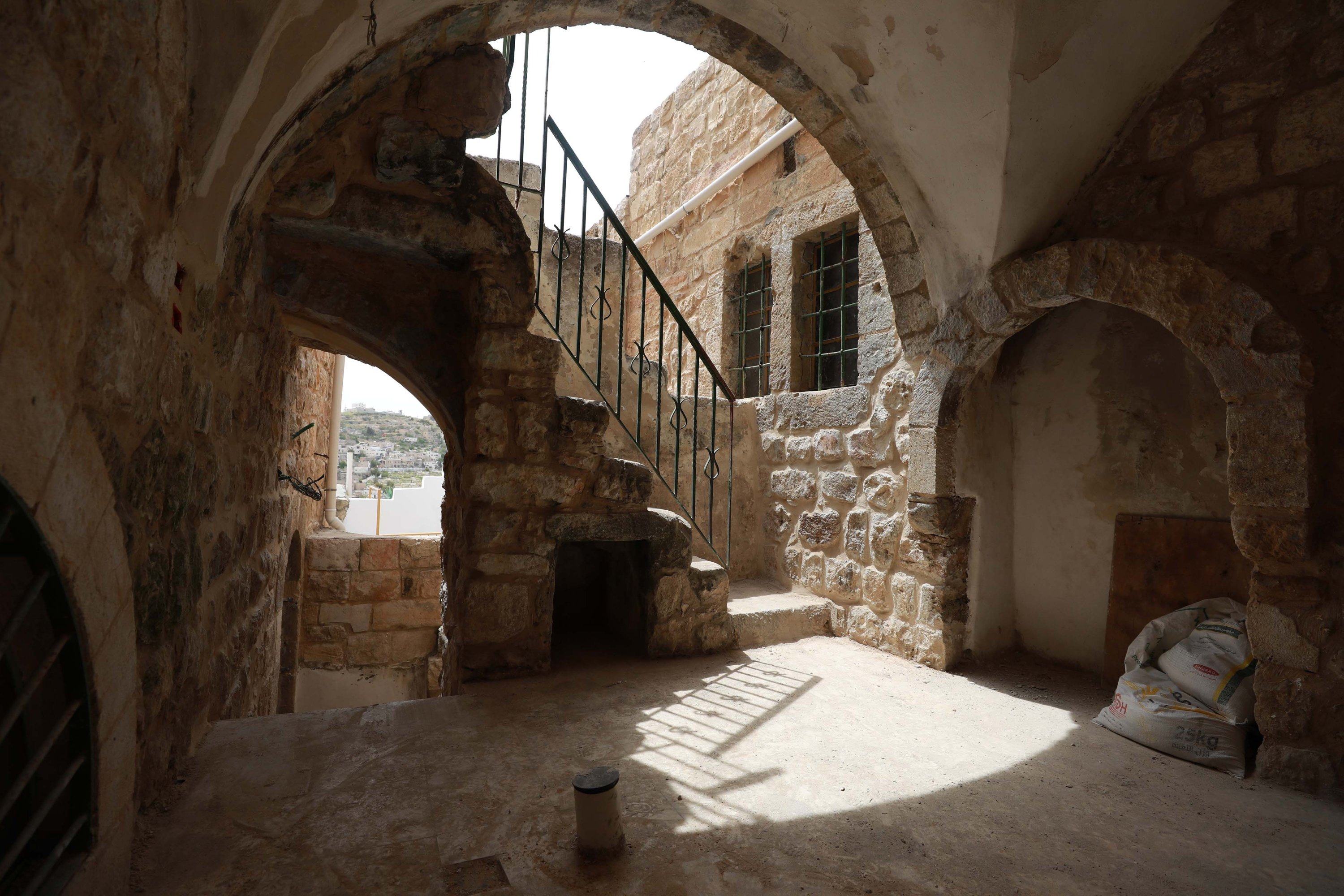 A historical house is restored in Hebron, Palestine, April 30, 2021. (AA Photo)