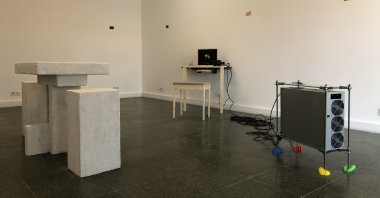 A view from "You Can't Hide in the Sky" by Cem Örgen. (Photo by Matt Hanson) 