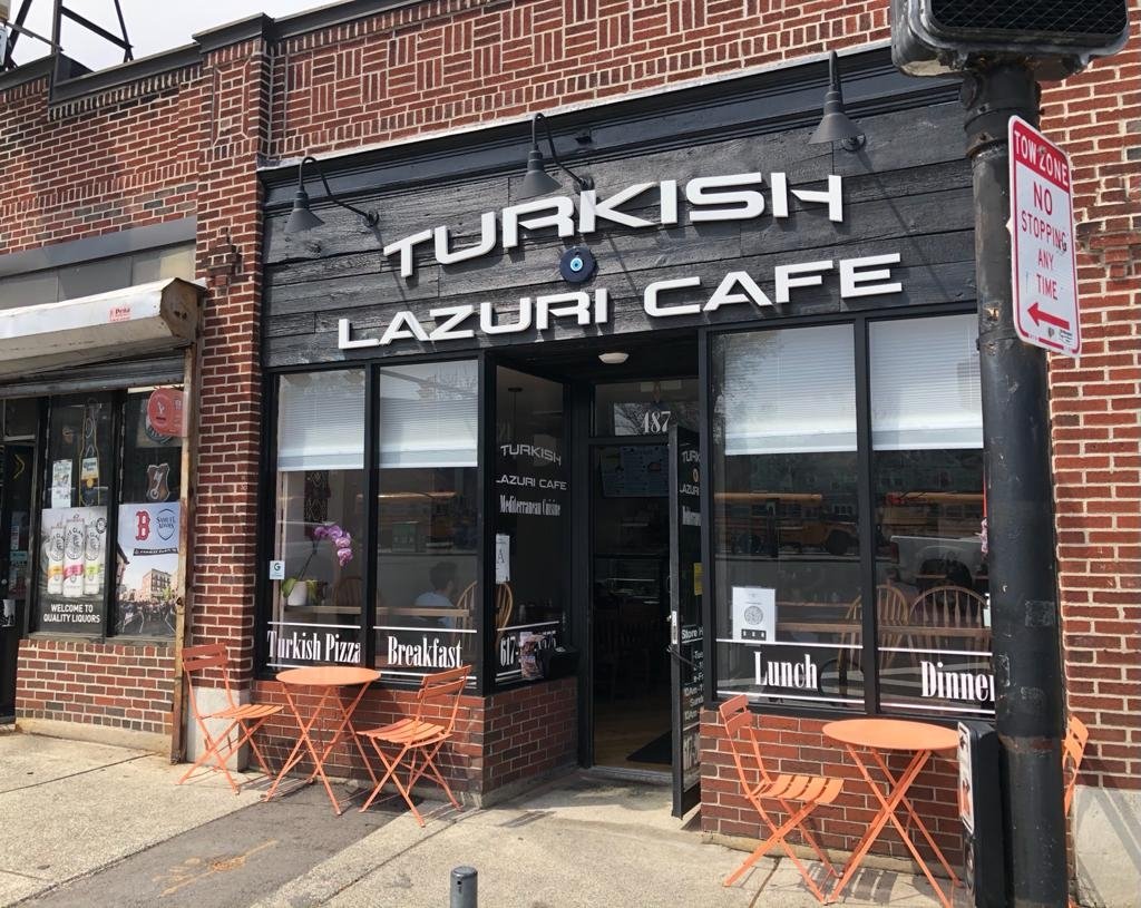 Turkish Lazuri Cafe is located in the Boston area in Massachusetts, U.S. (Photo by Matt Hanson)