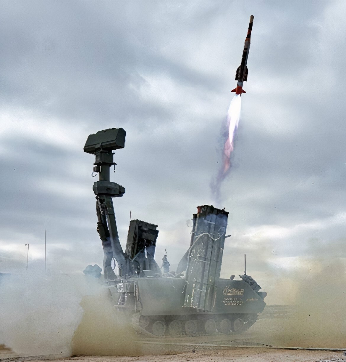 A Hisar-A+ missile is seen after launching from an autonomous missile launching system, Aksaray, central Turkey, May 3, 2021. (Courtesy of the Ministry of National Defense)