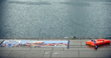 A lifejacket sits near the shore in Toulouse, France, Aug. 29, 2020. (Getty Images)