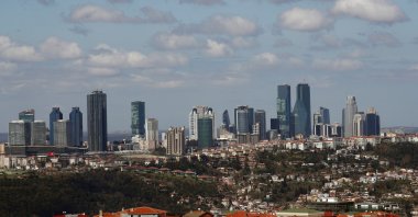 Skyscrapers are seen in the business and financial district of Levent in Istanbul, Turkey, March 29, 2019. (Reuters Photo)