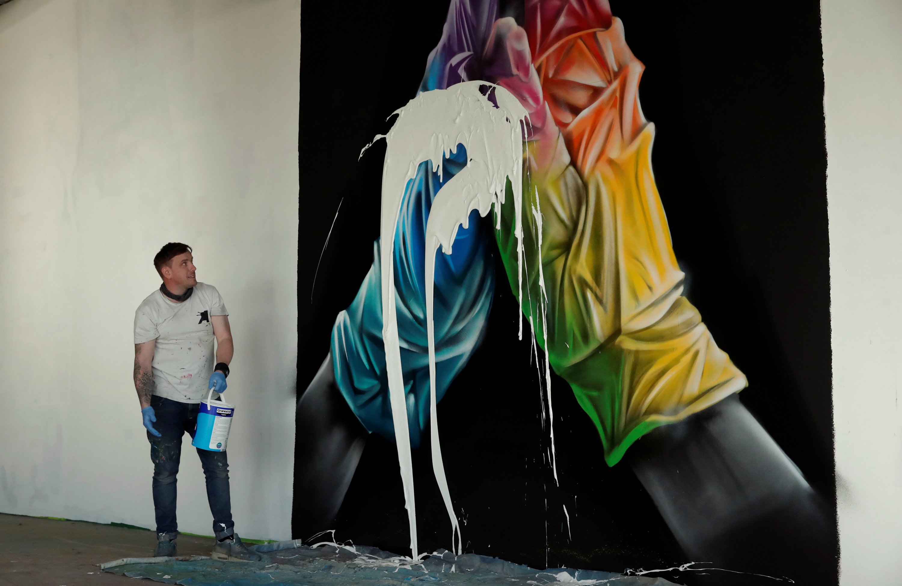 Artist to release NFT, print version of mural that he destroyed