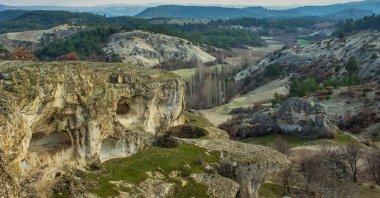 A view of the Oğulduruk village in the Gördes town, Manisa district, western Turkey, Feb. 24, 2019. (Photo by Shutterstock)